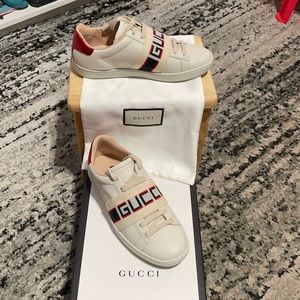 Gucci Band Leather Sneakers